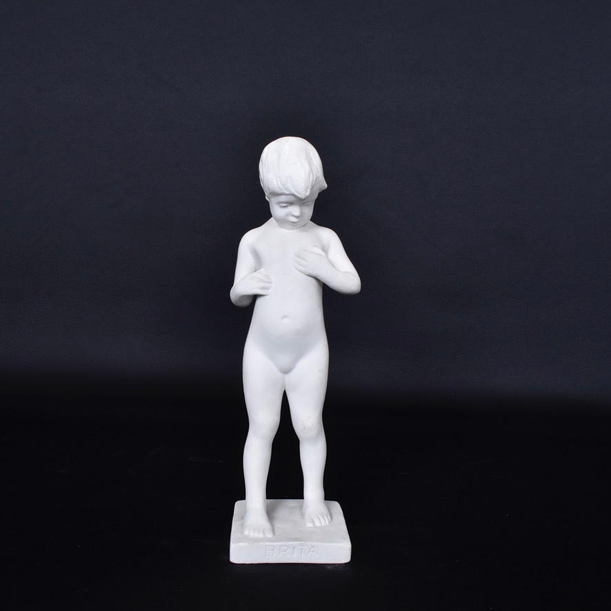 CARL ELDH. Sculpture, plaster, signed.