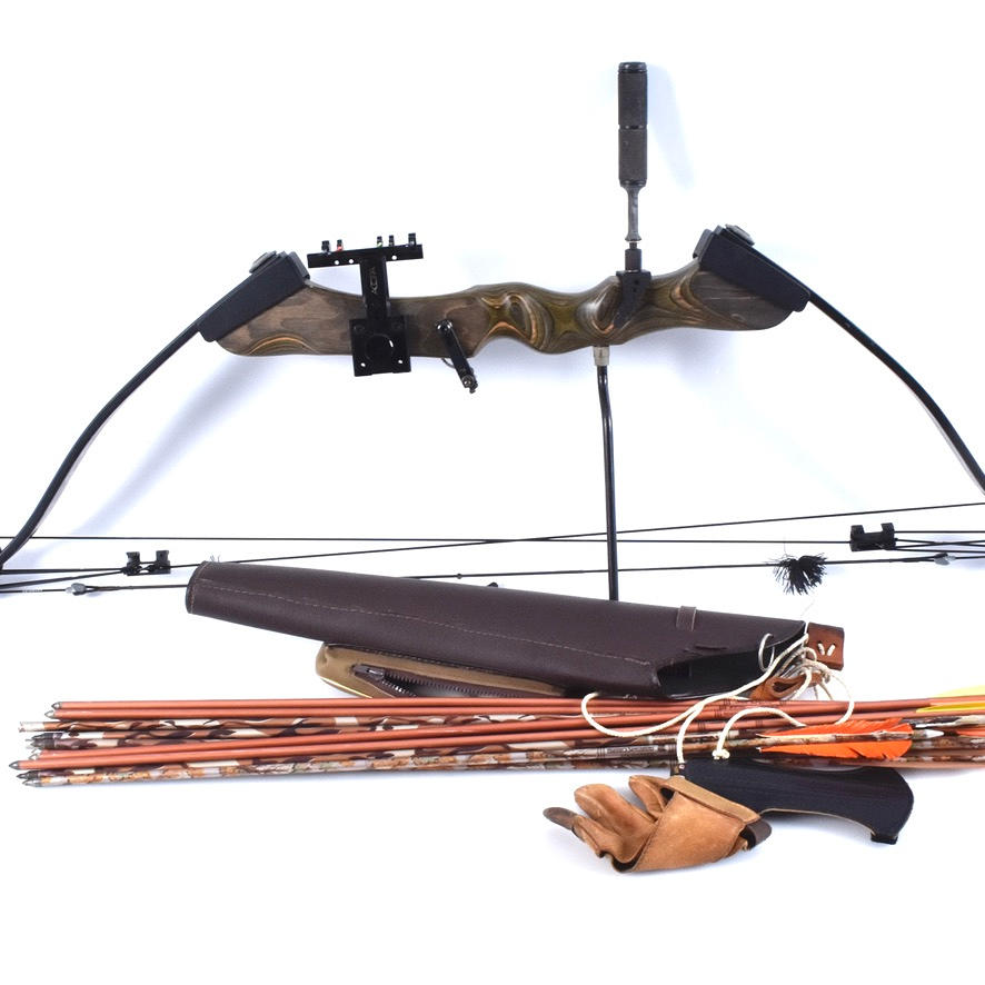 BOGEN MIT PFEILEN, Browning.