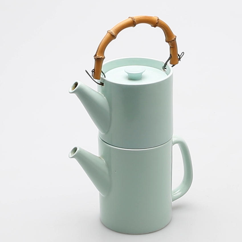 KAFFEKANNA, THEKANNA, Porslin, Gustavsberg, 1940-tal.