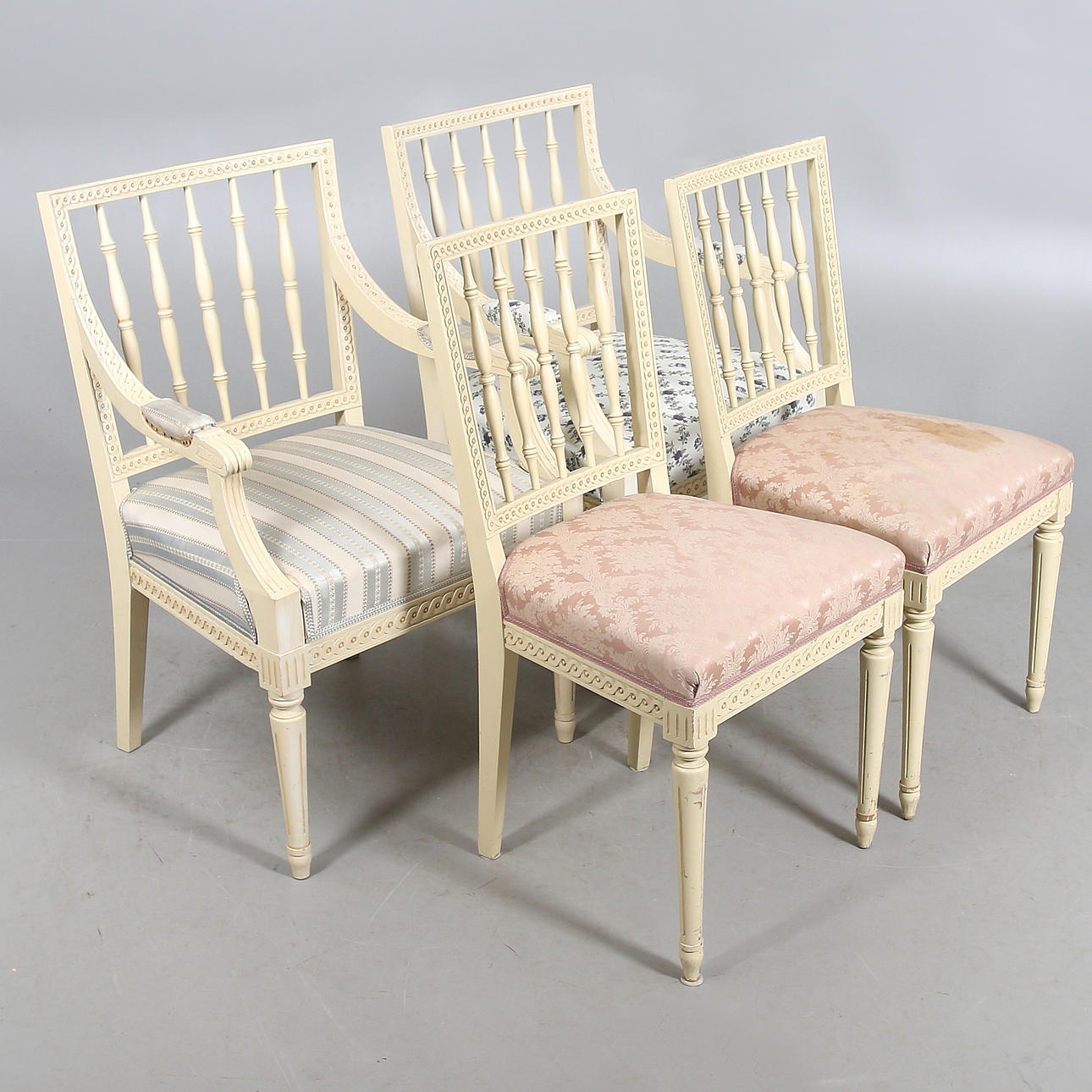 STOLAR, 4 st, Gustaviansk stil. 1900-tal.