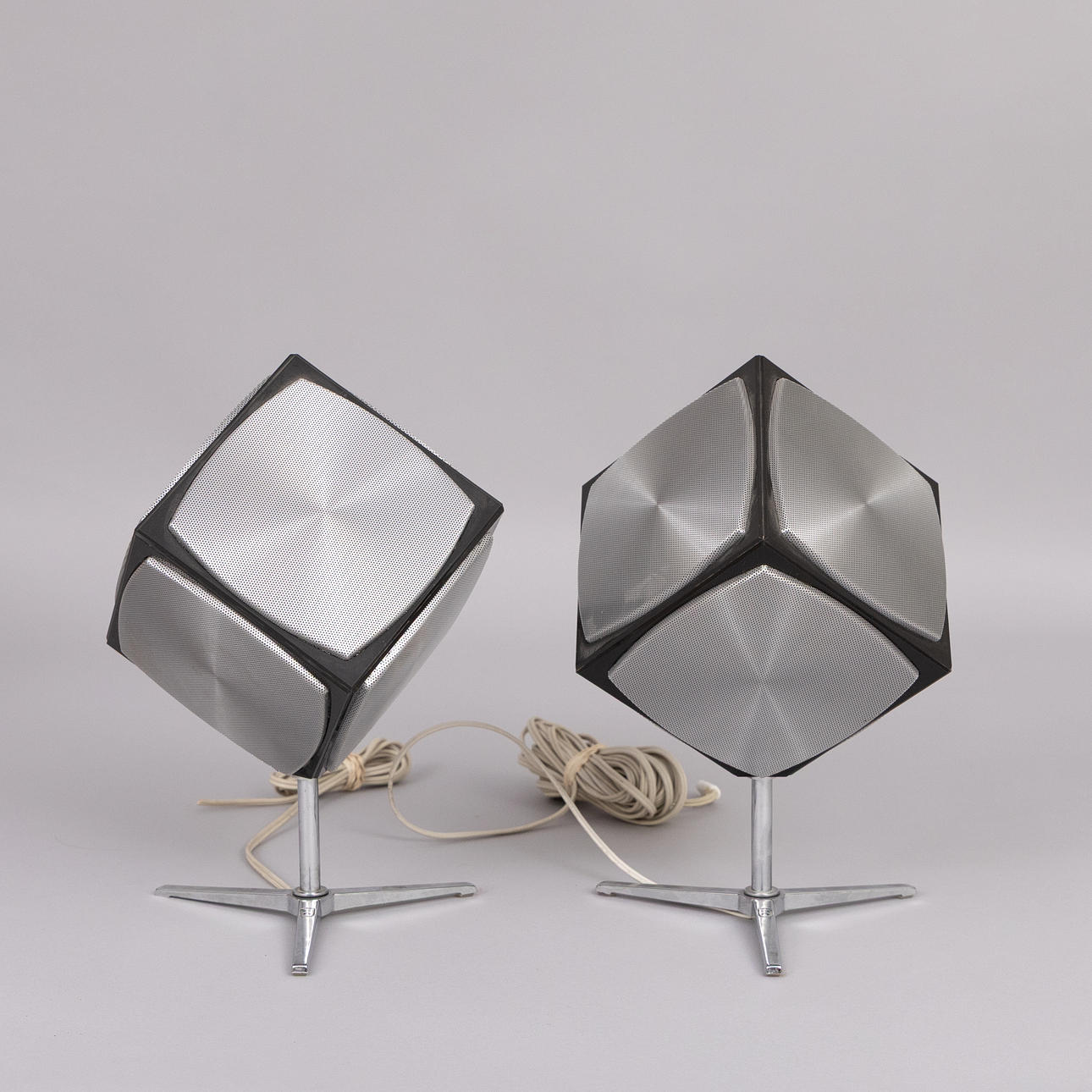 SPEAKERS and BASS BOX, 3 pieces Grundig, approx. 1970