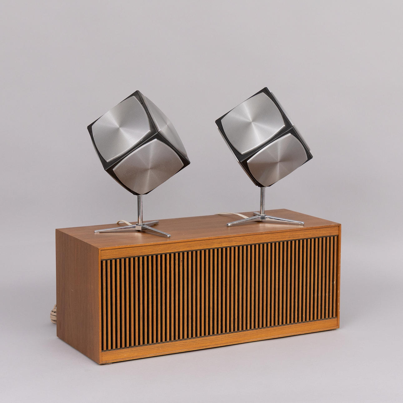 SPEAKERS and BASS BOX, 3 pieces Grundig, approx. 1970