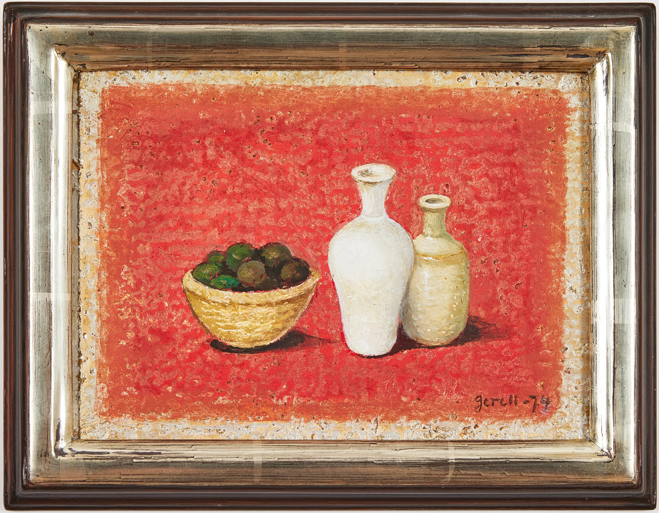 GRETA GERELL. Urns and fruit basket.