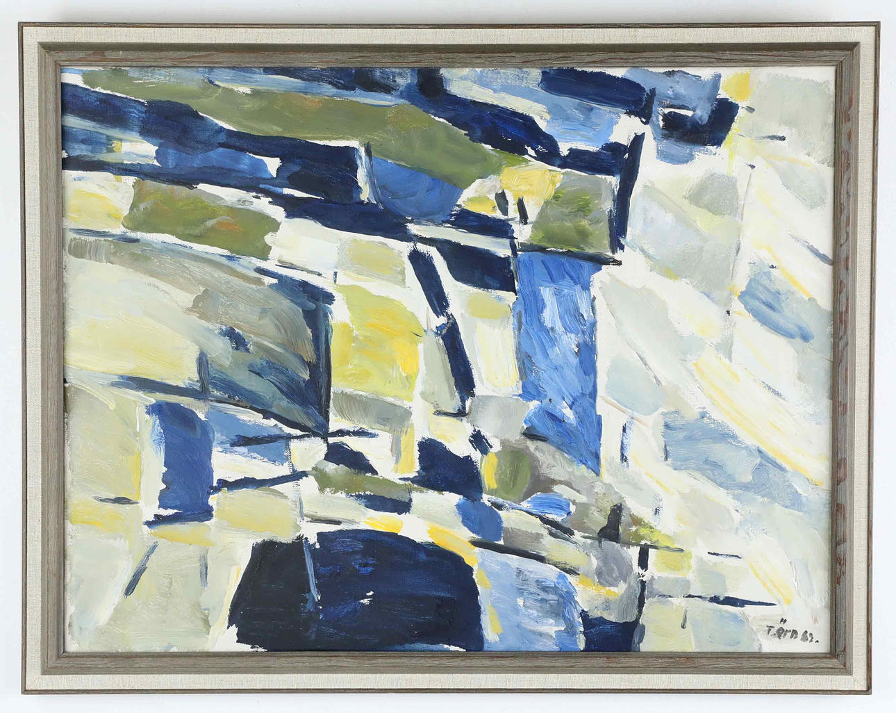TRYGGVE ÖRN (1919-2017). Oil on canvas, signed, dated 62.