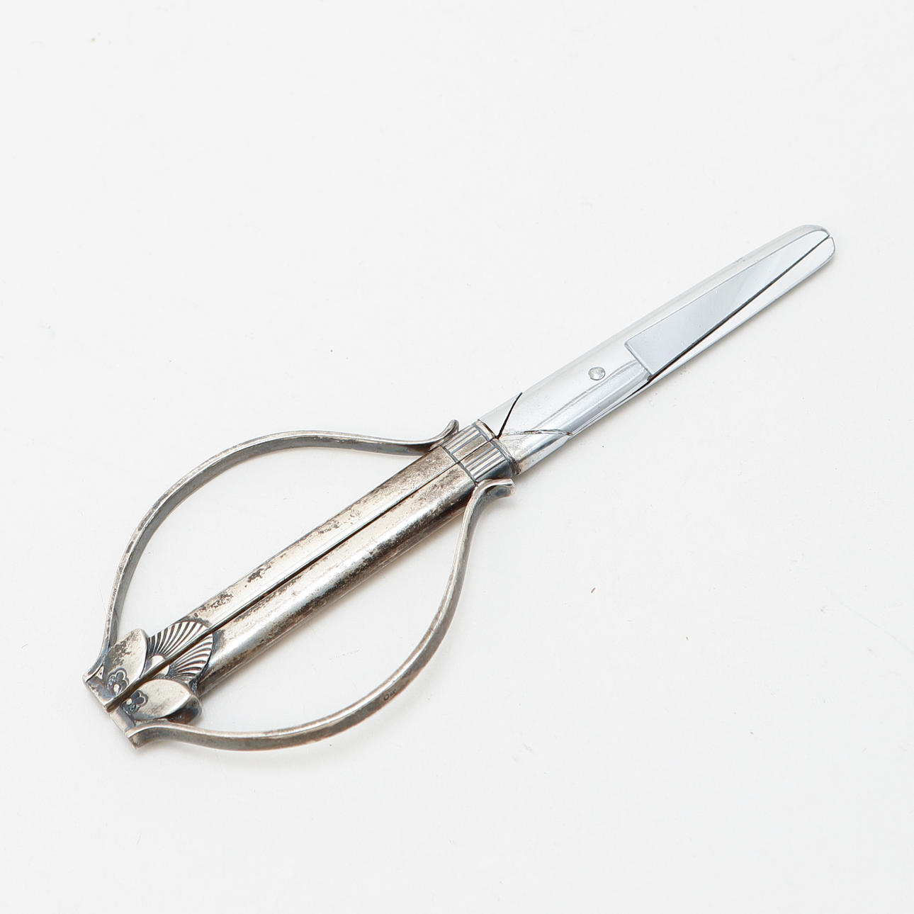 GEORG JENSEN. Grape scissors, “Cactus”, silver and stainless.