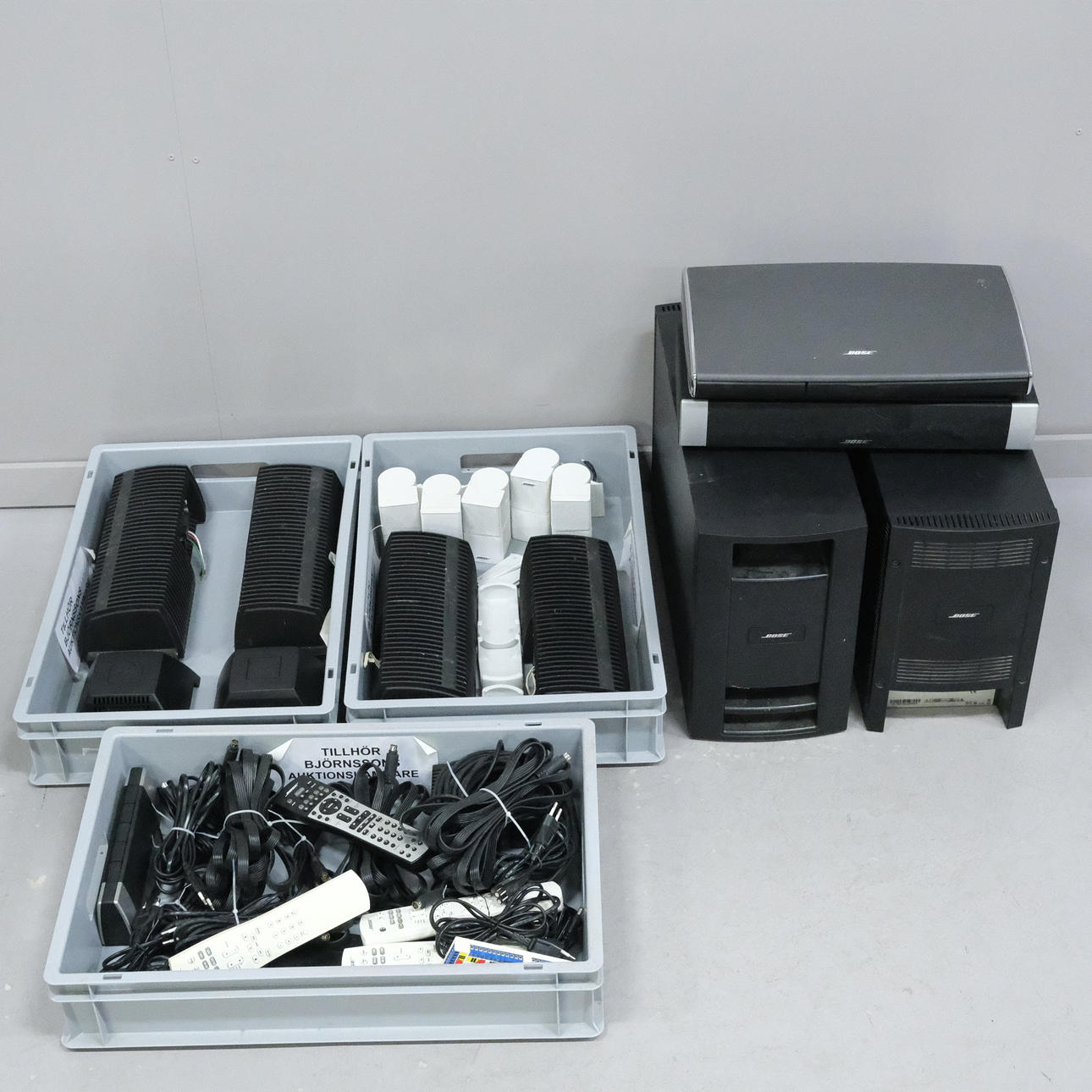 BOSE. UNDERHOLDNINGSSYSTEM.