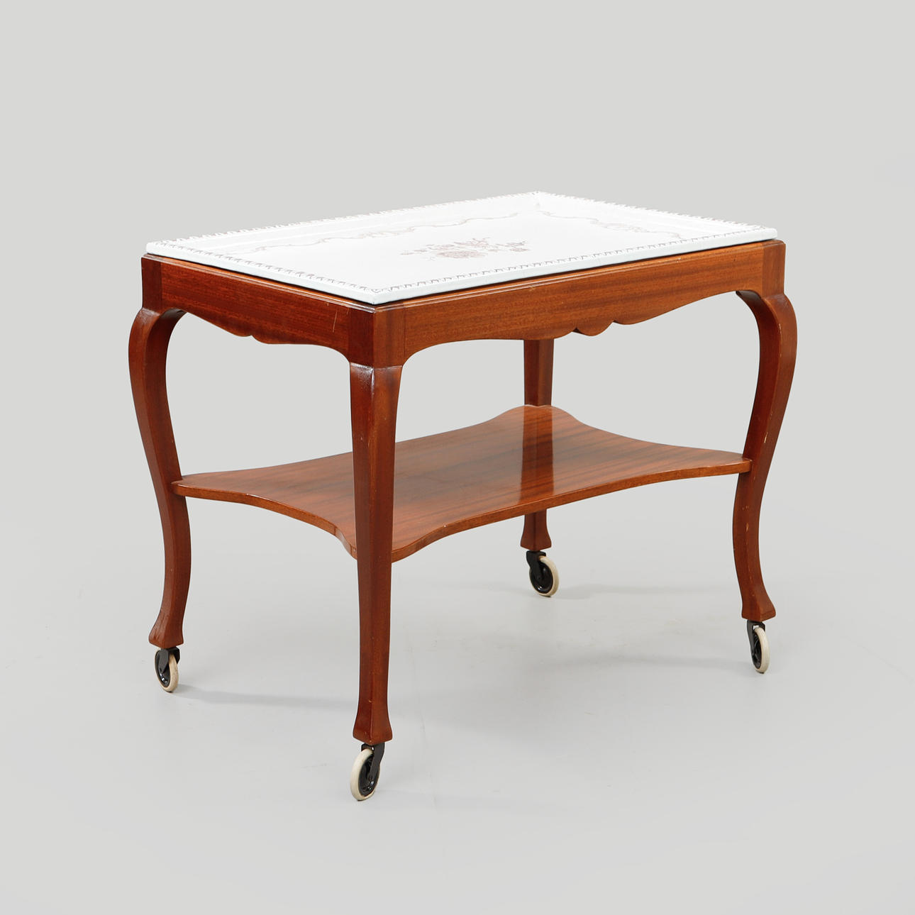 TRAY TABLE, Rococo style, Upsala Ekeby.