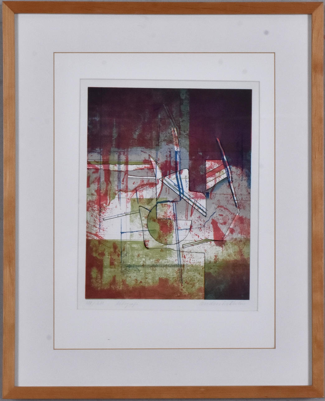 ANDERS ÖSTERLIN. Color etching.