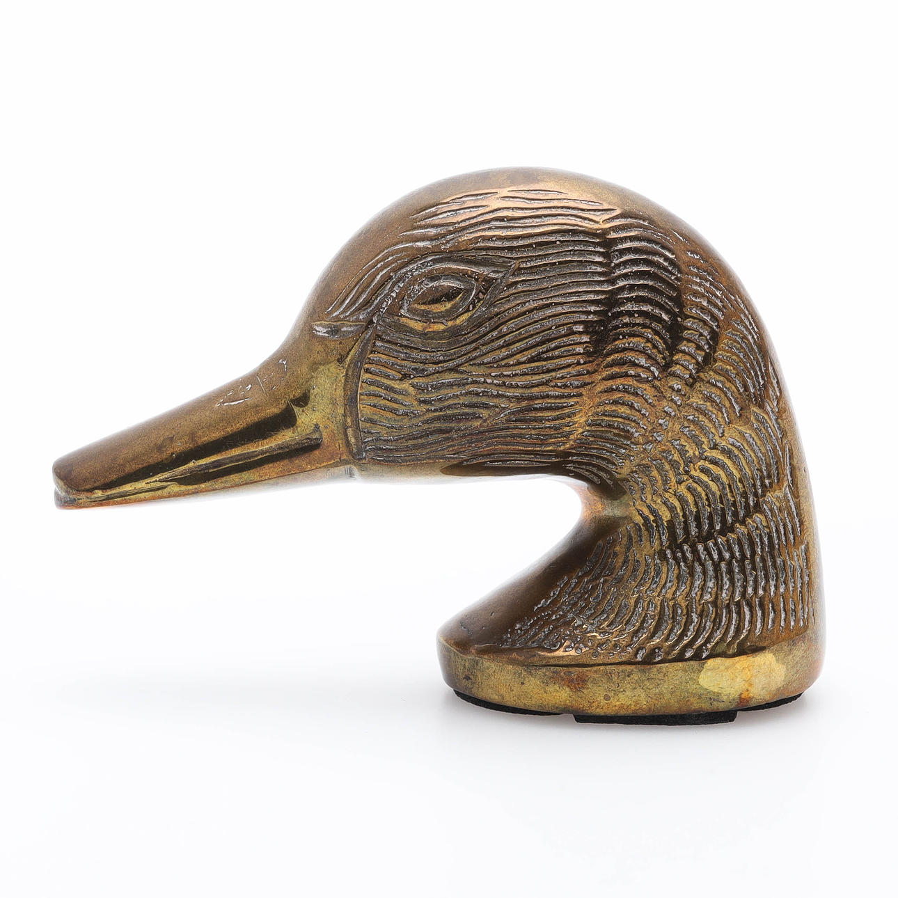 FLASKEÅBNER, messing, spirthovedform, 20. århundrede.