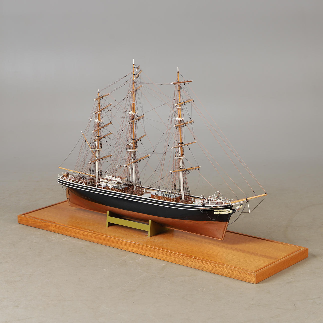 MODELLSKEPP, trä, Cutty Sark, London.