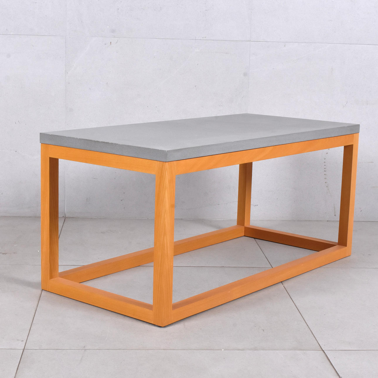 RELIEF TABLE, with stone top, modern production.