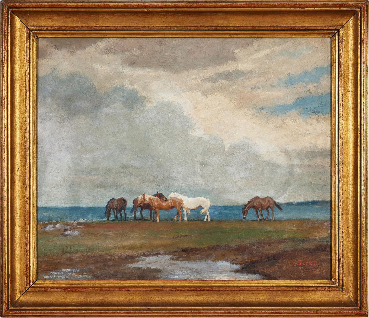 GRETA GERELL. Horses by the Sea.