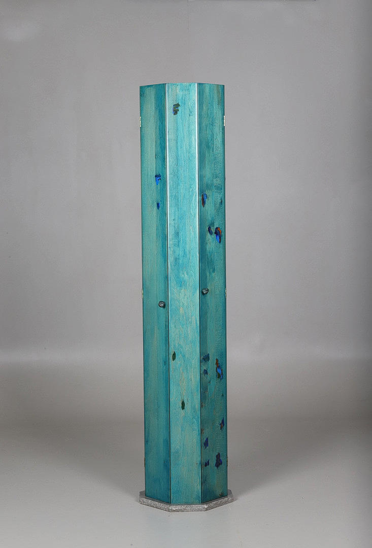 ROLF HANSON. CABINET. “Pillar”, signed, EA, 8/9.