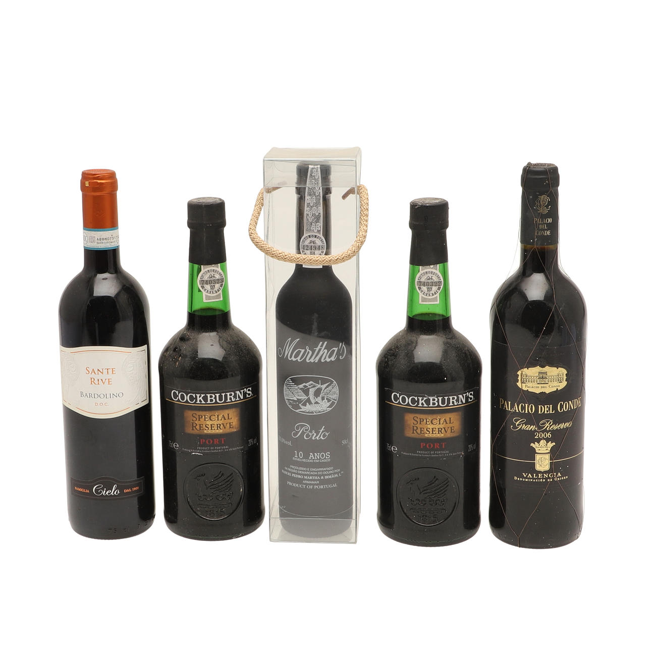 A QUANTITY OF ASSORTED PORT ETC.