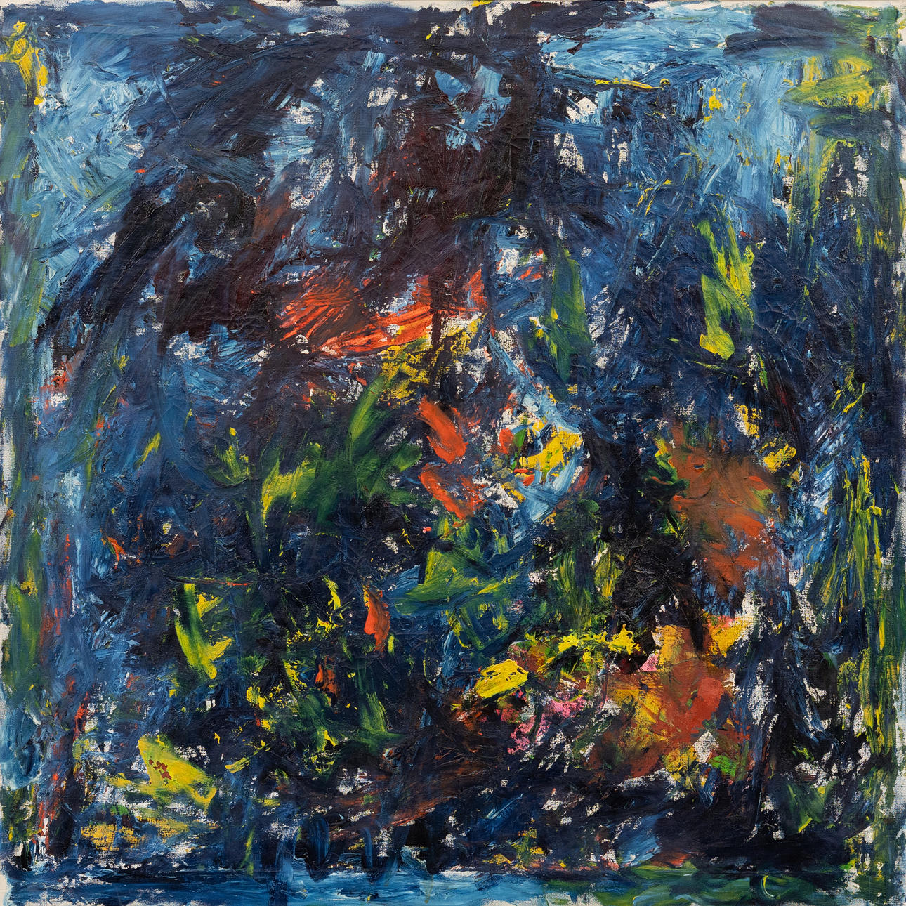ÅKE LARSSON (FÖDD 1928). Abstract motif, oil on canvas, signed and dated verso -69.