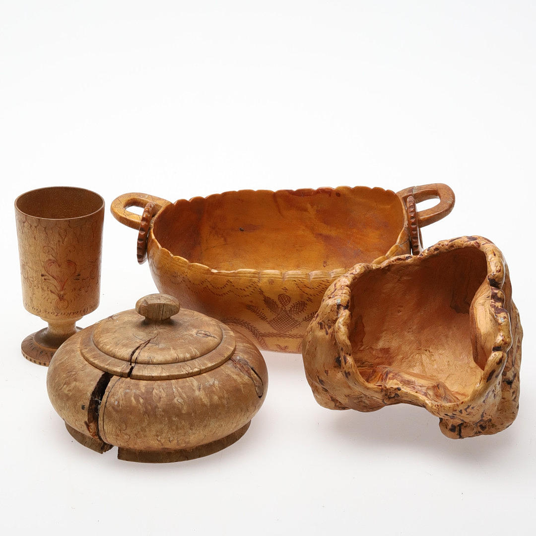 VRIL SKÅL & ALLMOGEKÄRL, 4 stk.