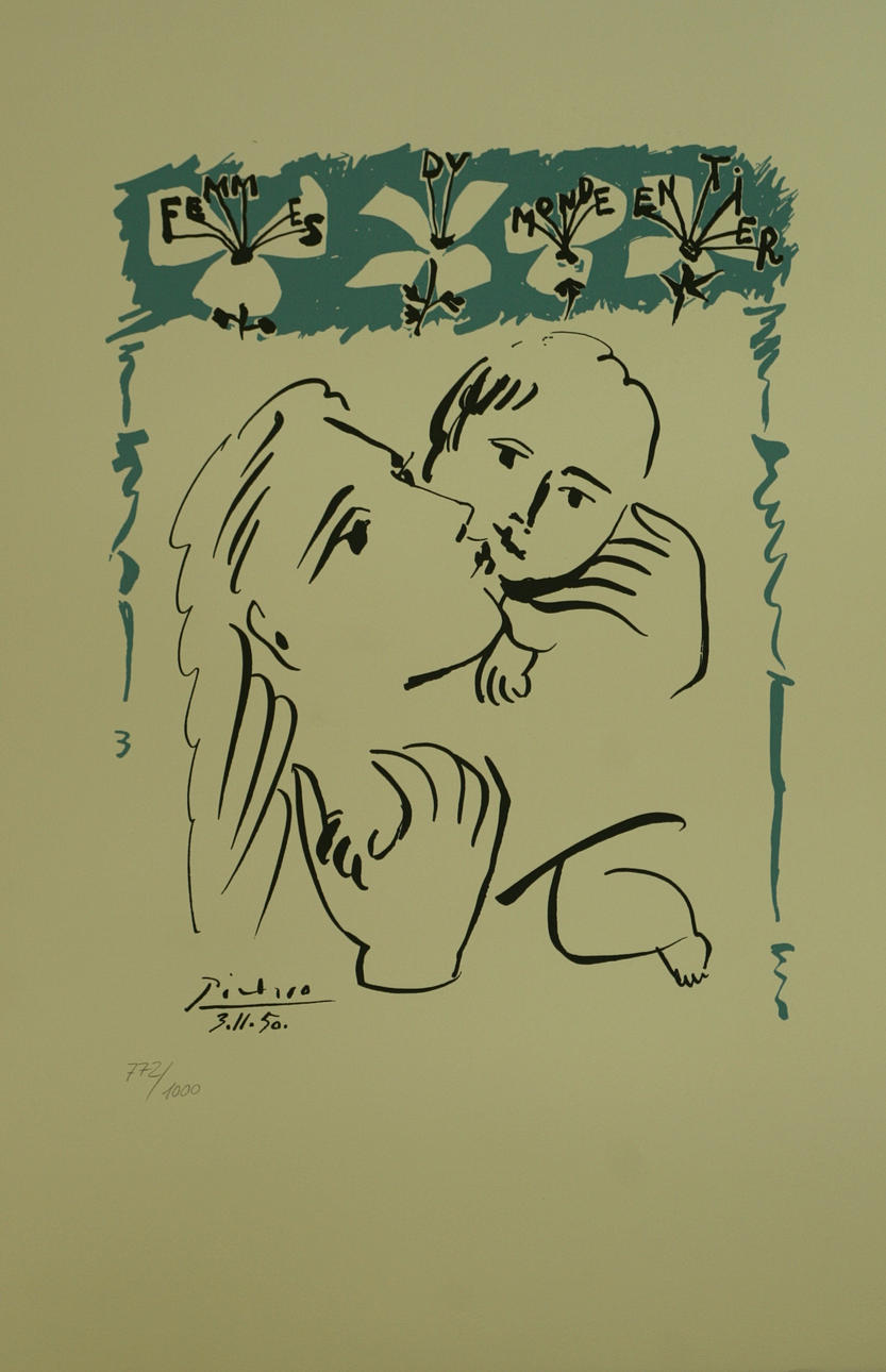 PICASSO, PABLO (1881 MÁLAGA - 1973 MOUGIN). EFTER. ”Femme du Monde”.