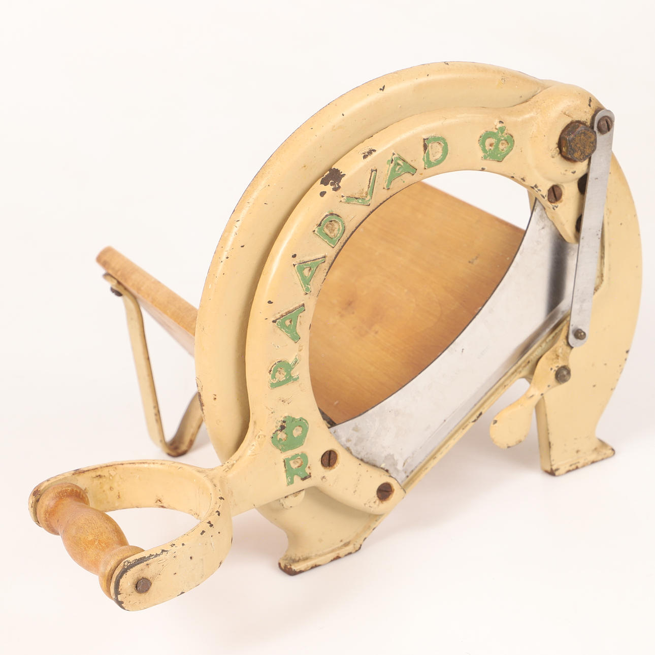 BRØDSKÆRER, jern/træ, Raadvad.