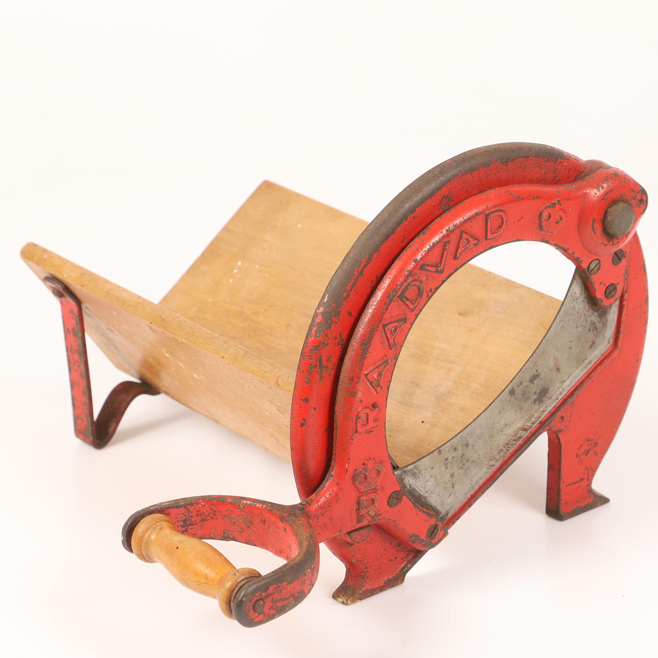 BRØDSKÆRER, jern/træ, Raadvad.