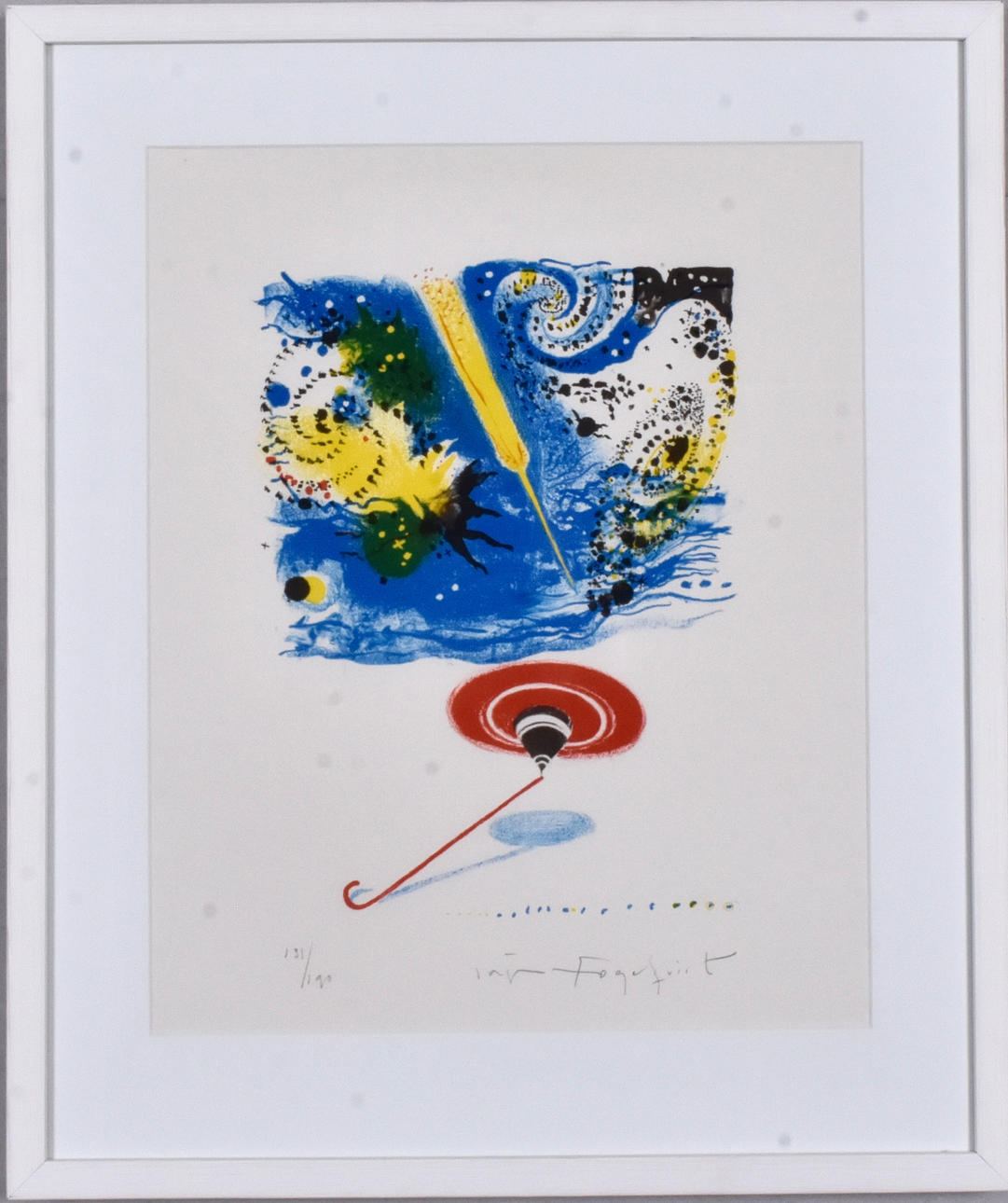 JÖRGEN FOGELQUIST. Color lithography.