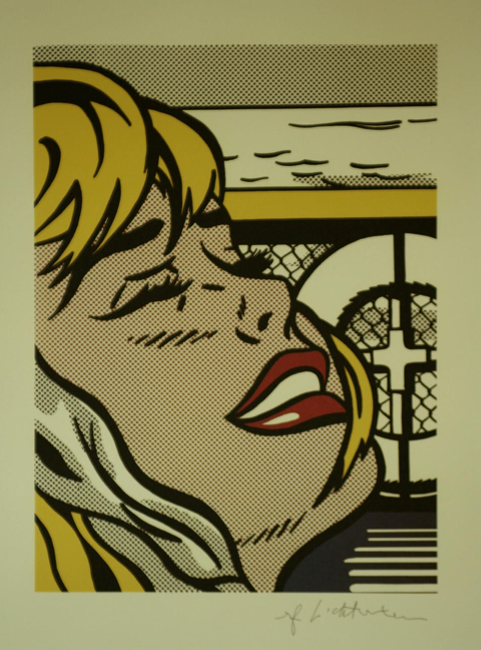 LICHTENSTEIN, ROY (1923 NEW YORK - 1997 EBENDA). EFTER. ”Shipboard Girl”.