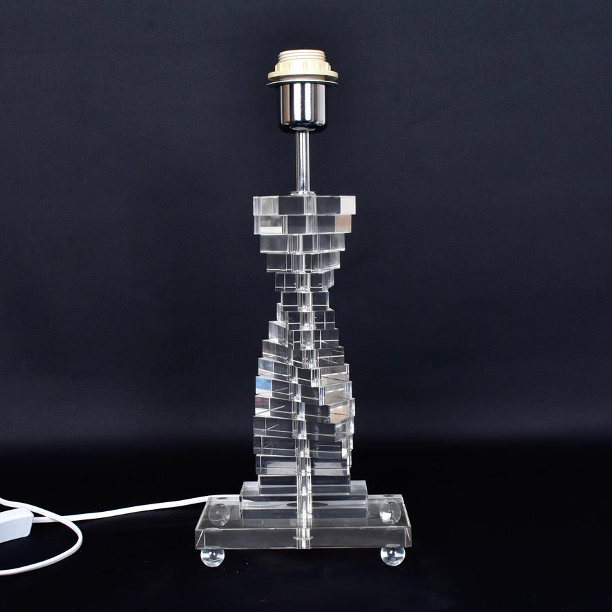 TABLE LAMP, glass, Agrosso design.