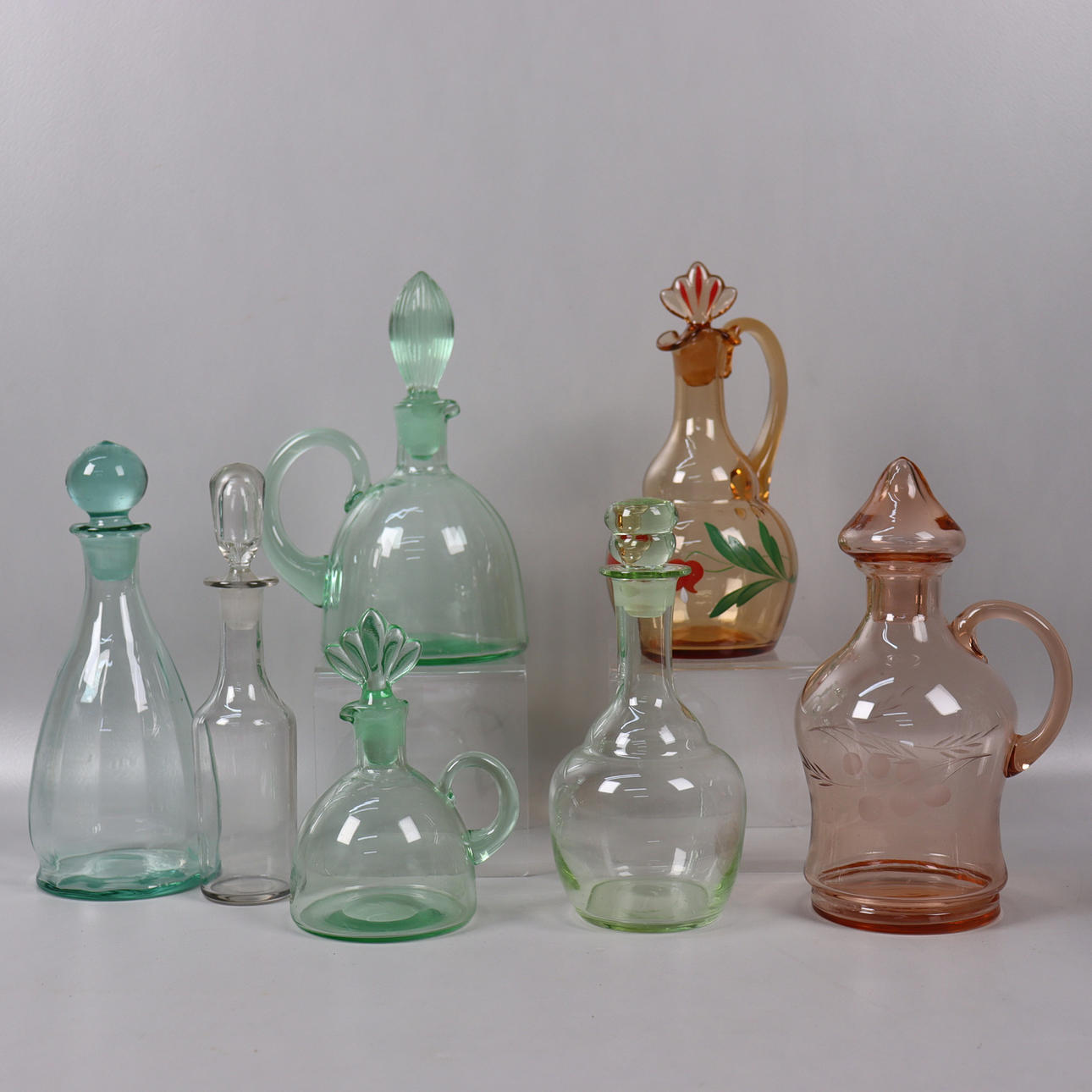 DECANTERS, 7pcs.