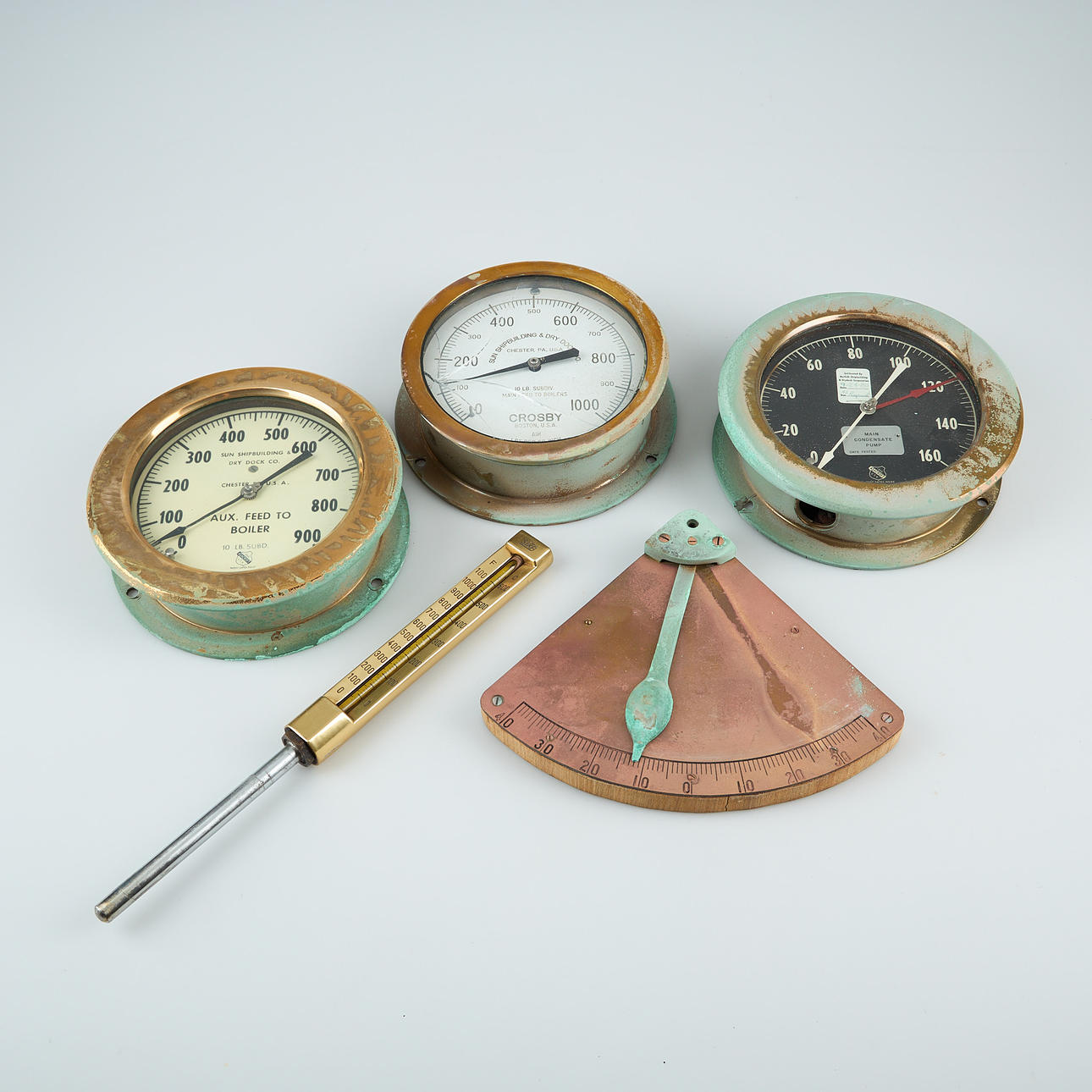 METER, 3+2, likely from ships.