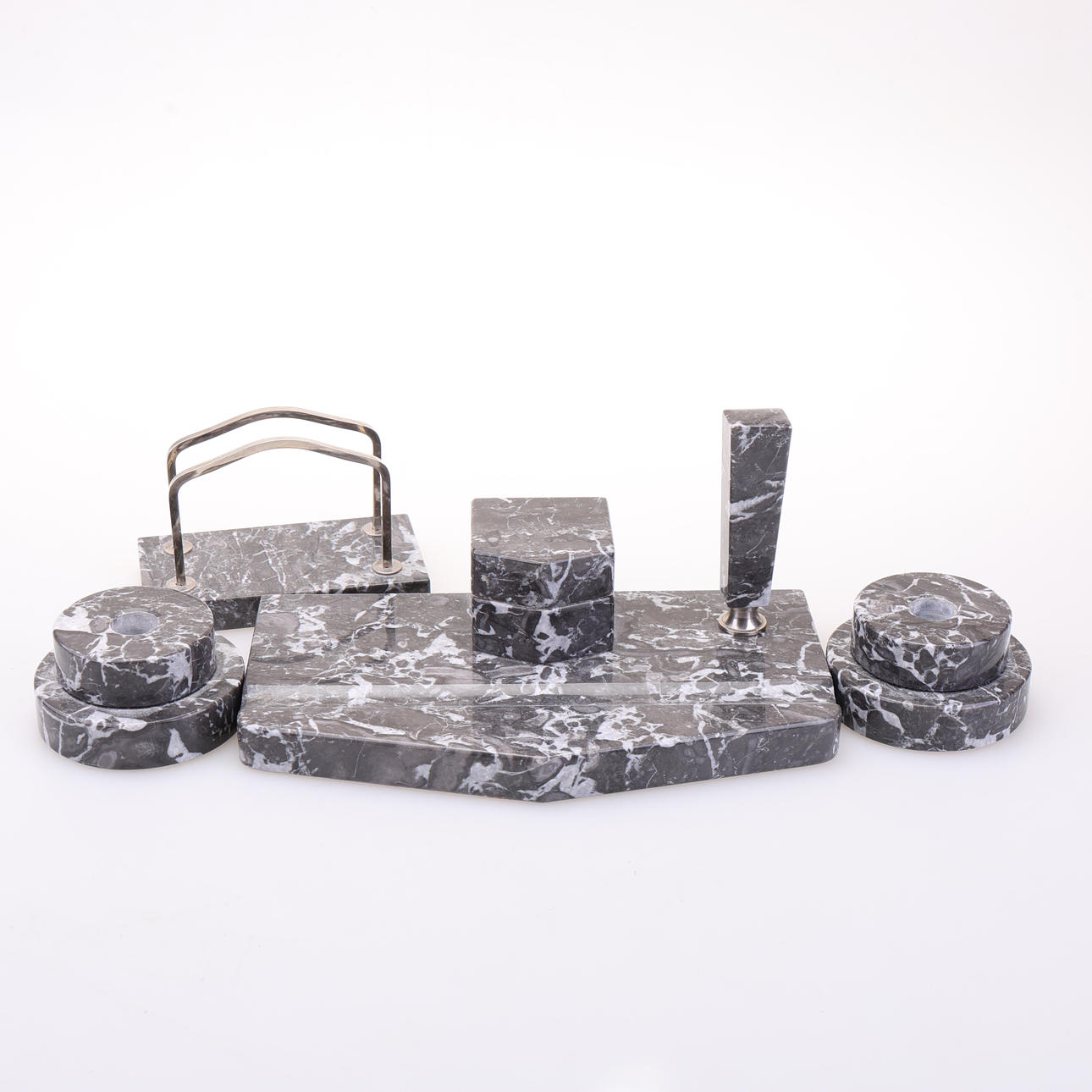 A 5-piece stone writing set, 20th century.