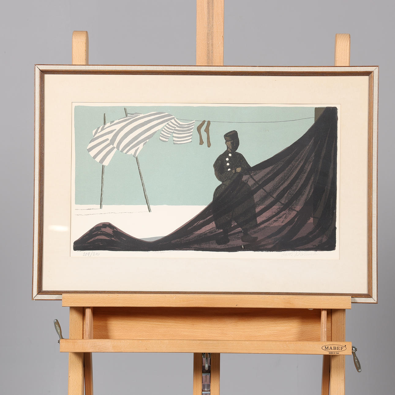 LARS NORRMAN. LITHOGRAPH, signed, numbered 209/310.