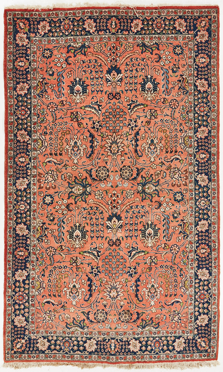 ALFOMBRA ORIENTAL, Tabriz, semiantigua.