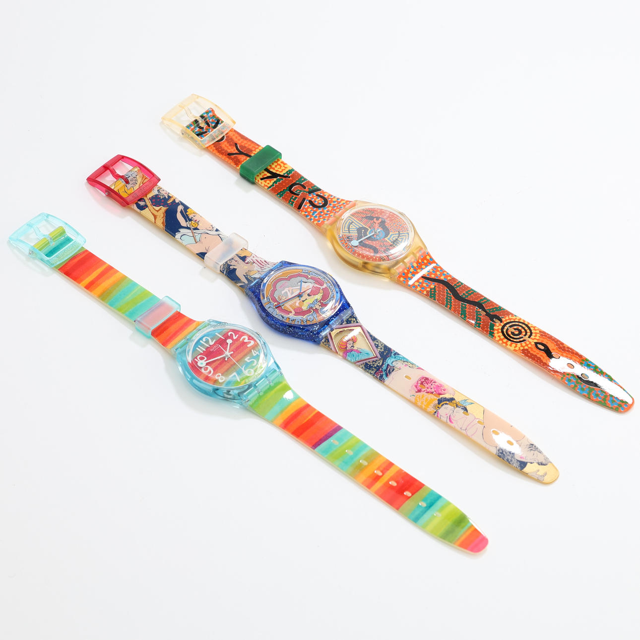 SWATCH, wristwatch, 3 pcs.