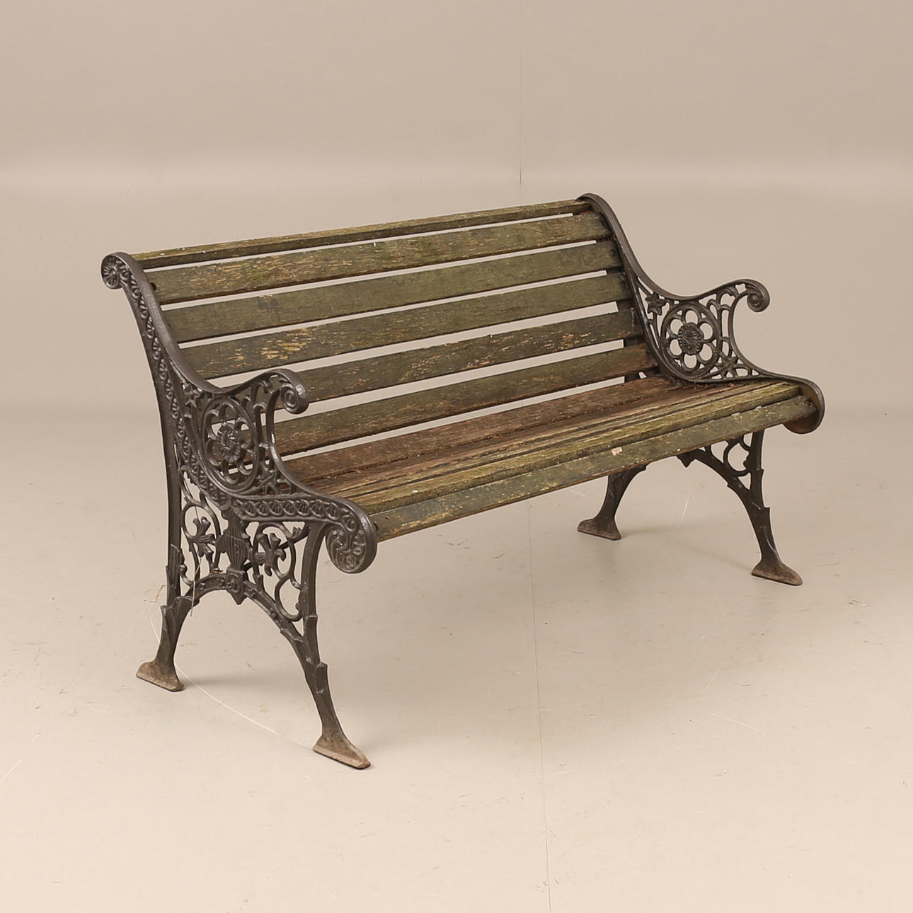 GARDEN SOFA, cast iron.