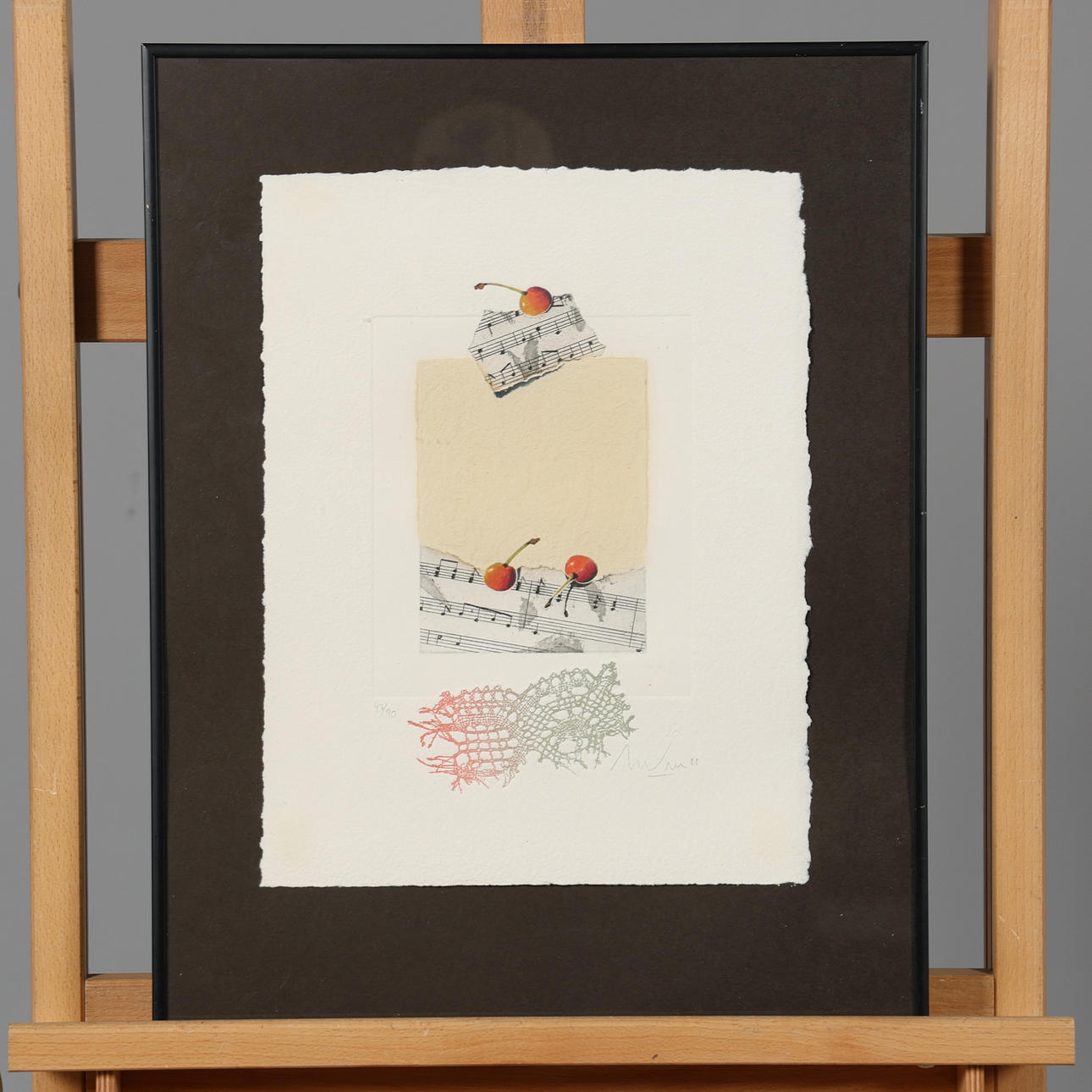 ALAIN SOUCASSE. LITHOGRAPH, signed, numbered 47/90.