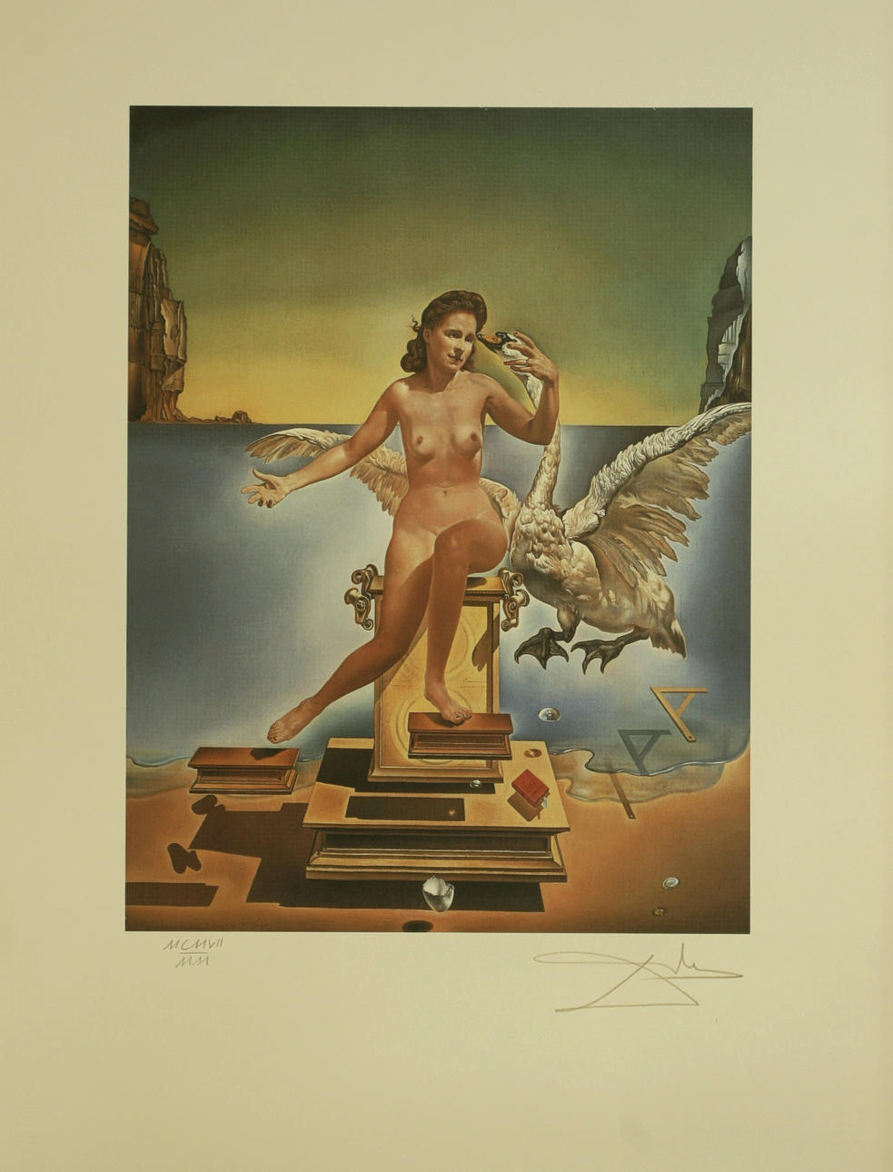 DALI, SALVADOR (1904 FIGUERES - 1989 EBENDA). EFTER. ”Leda Atomica”.