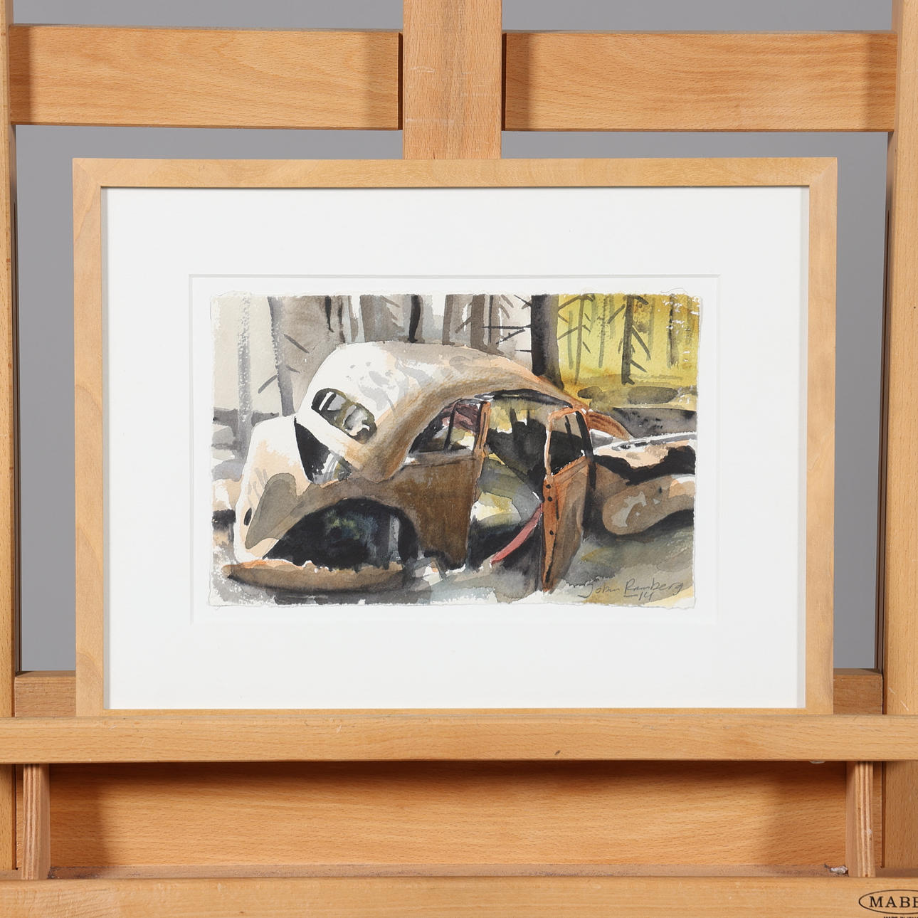 JOHAN RAMBERG. WATERCOLOUR, signed, dated -14.