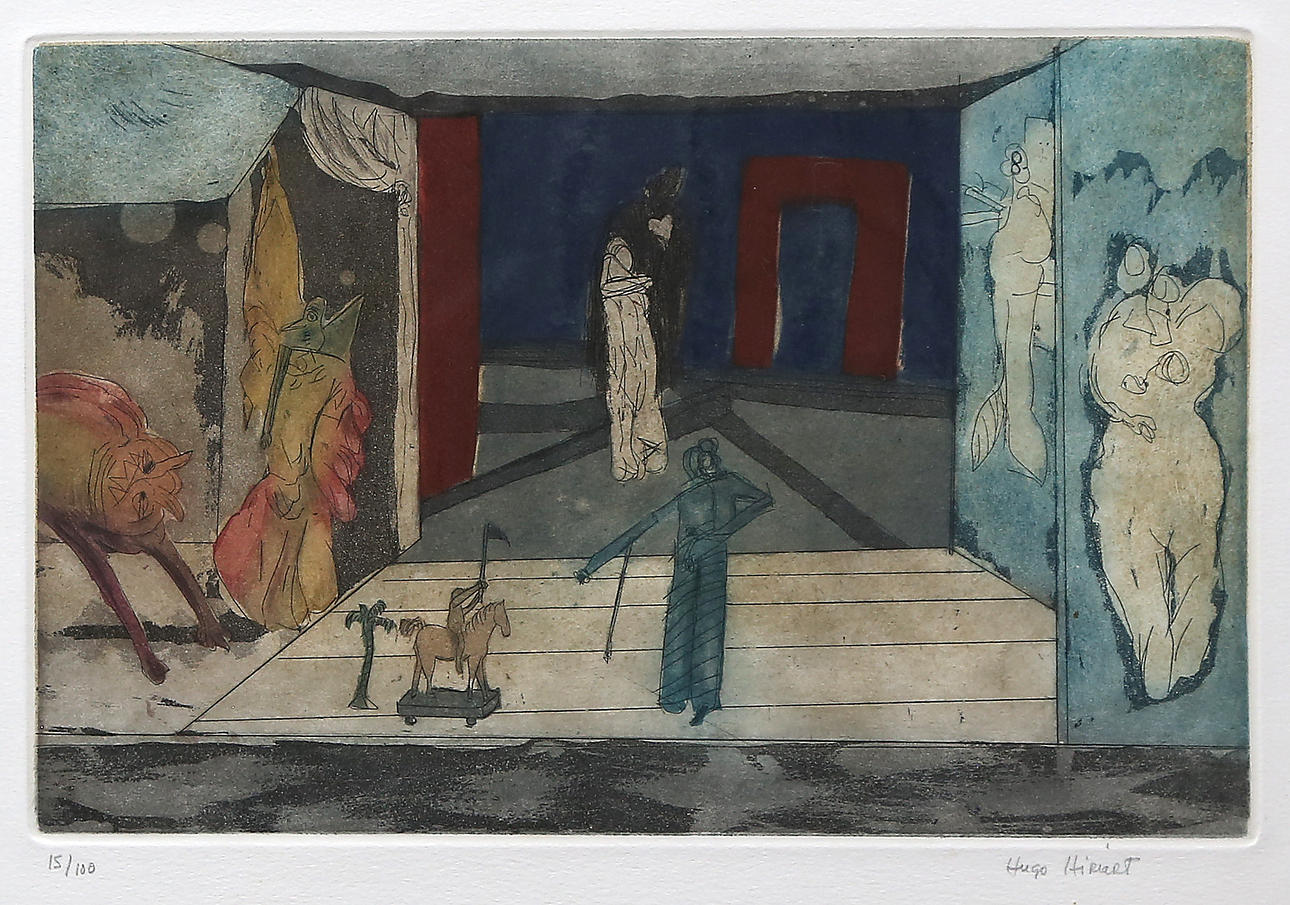 HUGO HIRIART. Interiör.