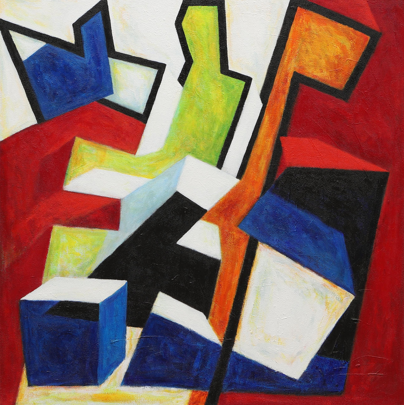 GÖRAN BENGTSSON. acrylic on panel, “ASYD”, signed back, dated.