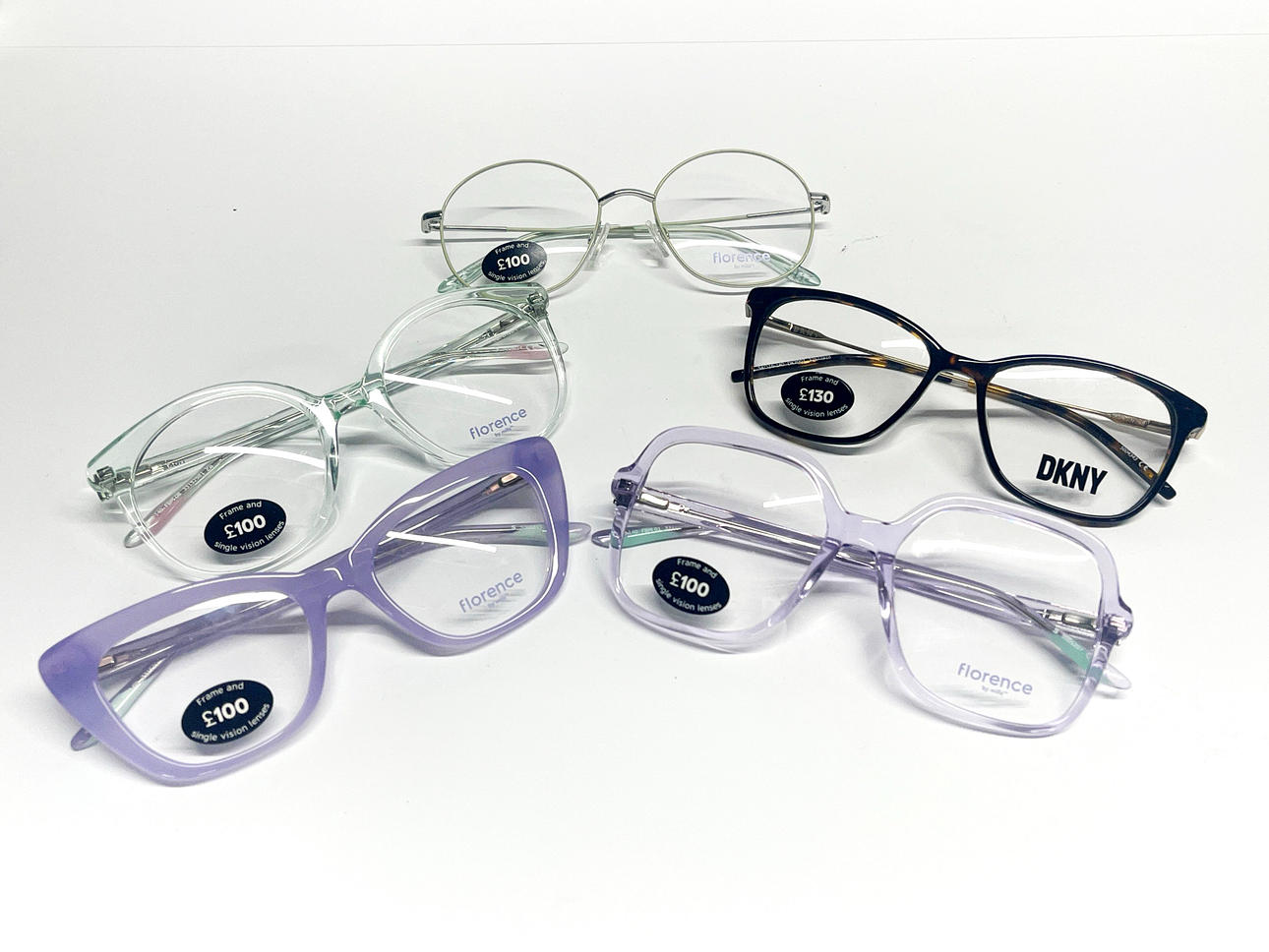 GROUP OF DESIGNER SPECTACLE FRAMES.