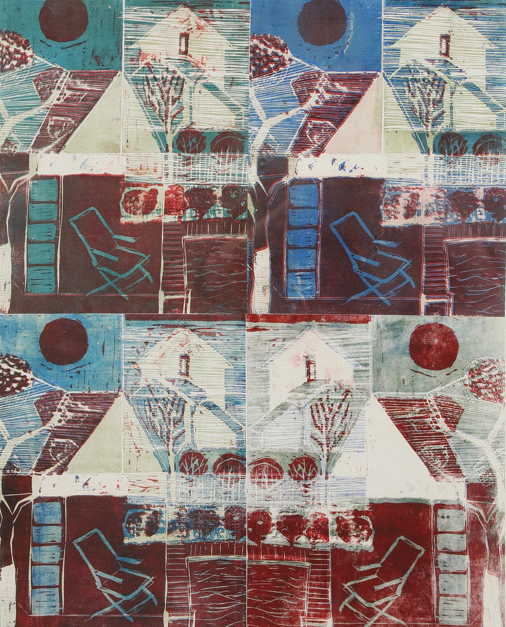 ULLA NIEMI. Lithograph, composition, signed, 2007, numbered 3/20.