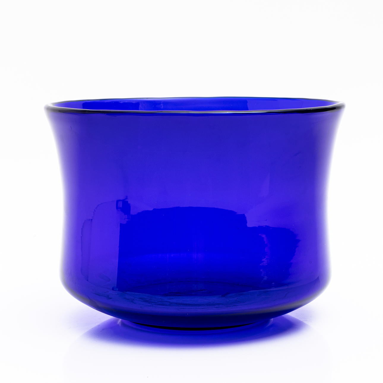 ERIK HÖGLUND. Bowl, glass, signed, and dated -92.