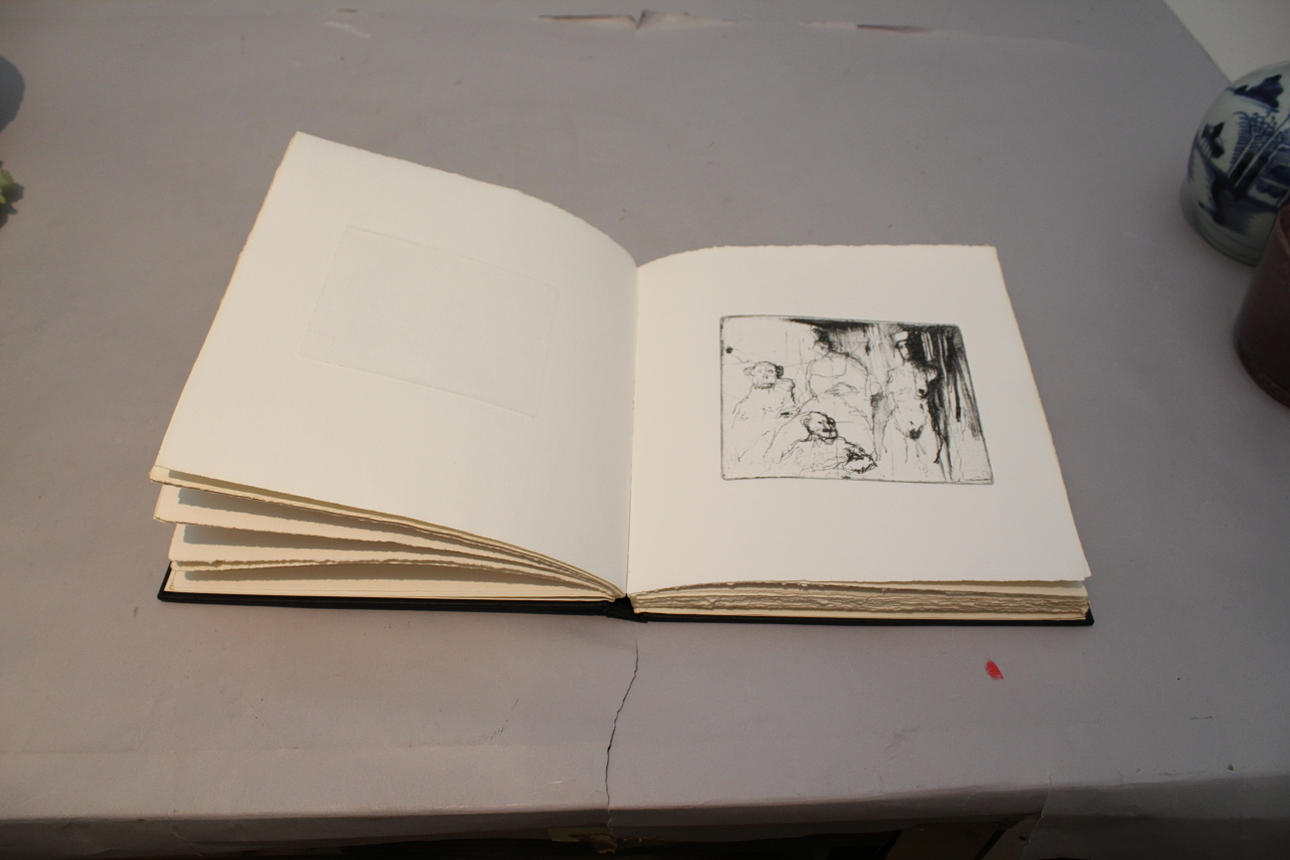 JAN-BERTIL ANDERSSON, VERA OHLSSON, MATS WILHELMSSON. "Etchings". Etchings. Signed. 40 / H / C.