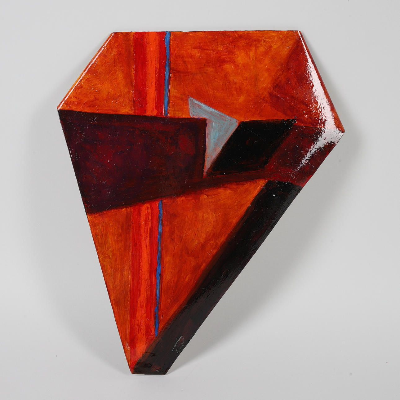 GÖRAN BENGTSSON. Acrylic on aluminium, composition, signed, year 2000.