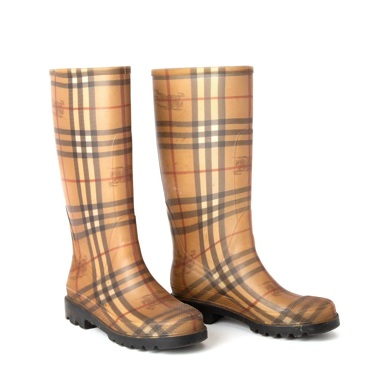 BURBERRY. Rubber boots.