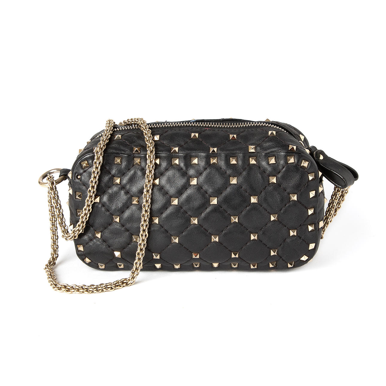 VALENTINO. Bag, leather.