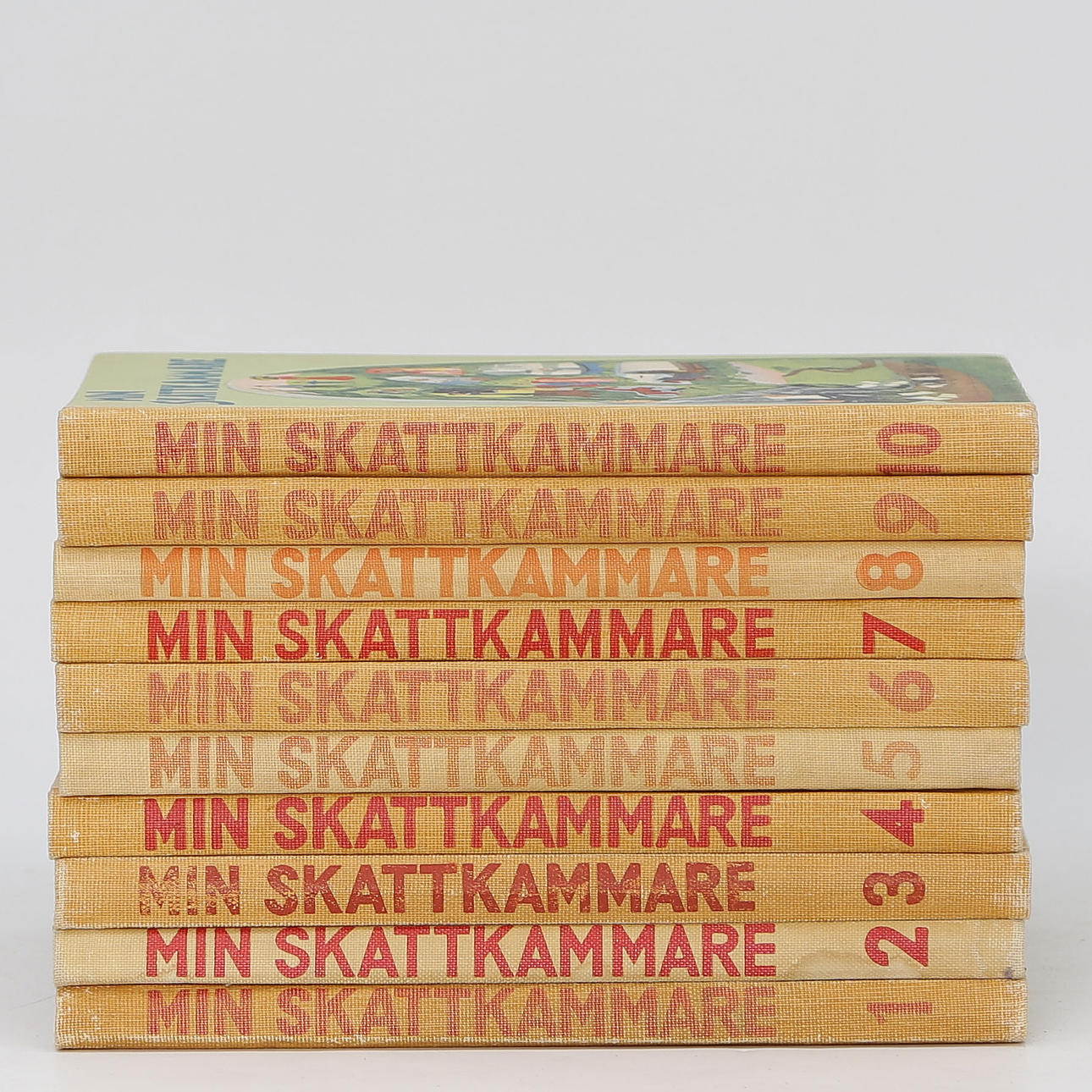 10 BOOKS, 'MY TREASURE' 1950S.