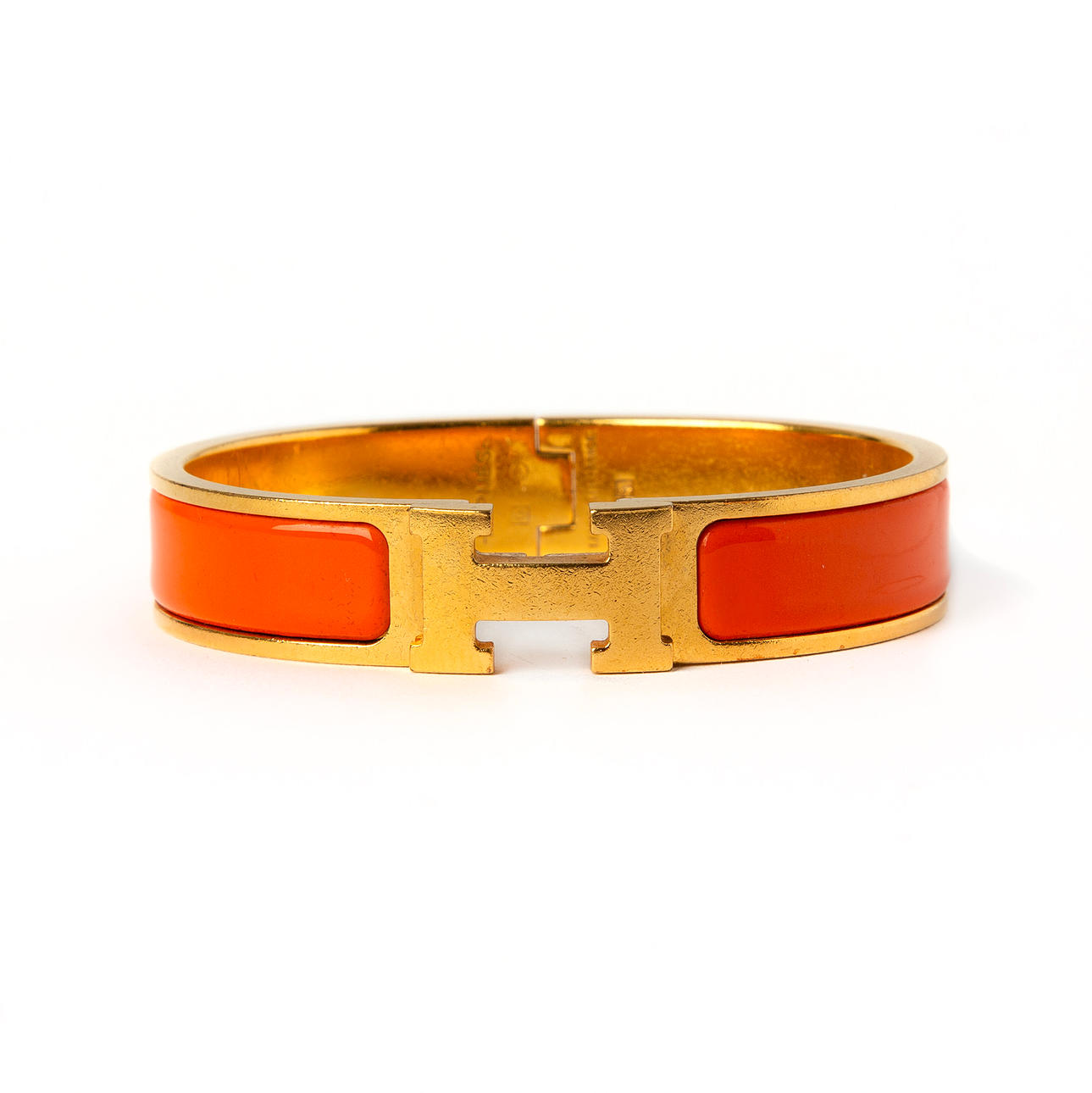 HERMÈS. Bracelet, “Clic H”, enamel.