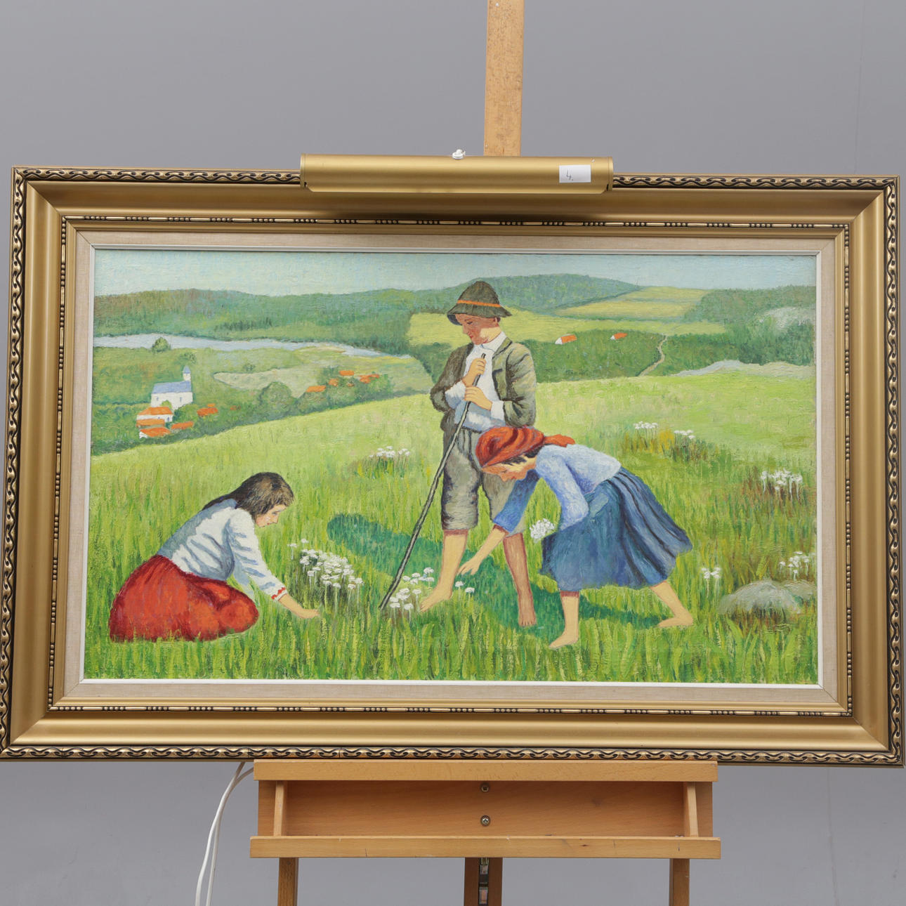 OKÄND KONSTNÄR. OIL, on canvas, unsigned.