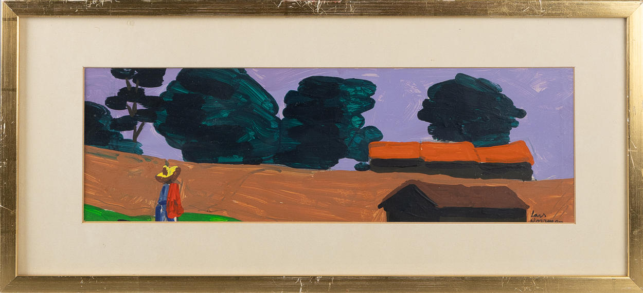 LARS NORRMAN. “Mexico”, Gouache.