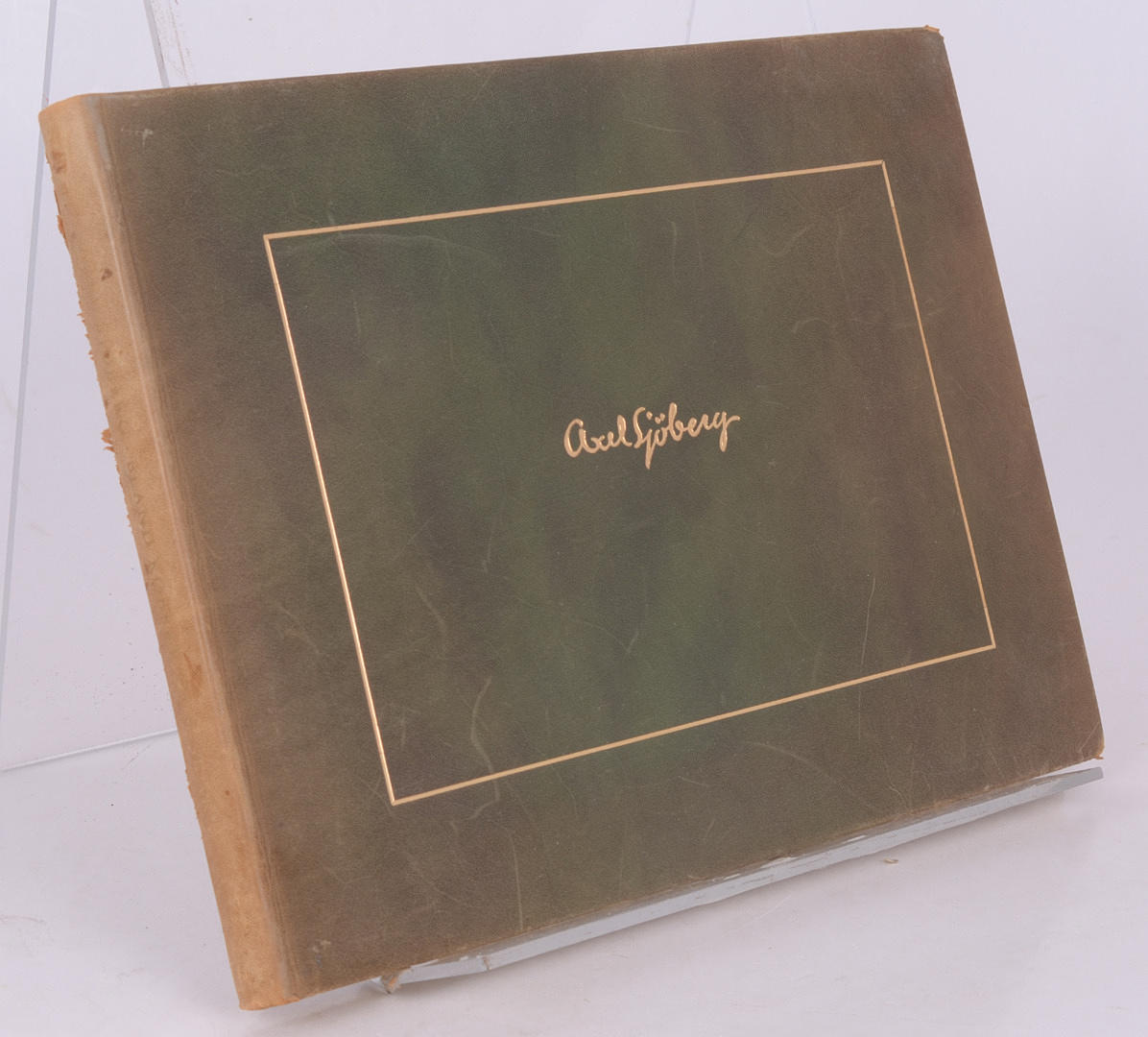 AXEL SJÖBERG. Bland kobbar och skär. med originalteckning av Sjöberg.